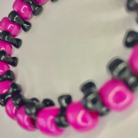 Purple Round Beads Bracelet - Picture 4 of 4